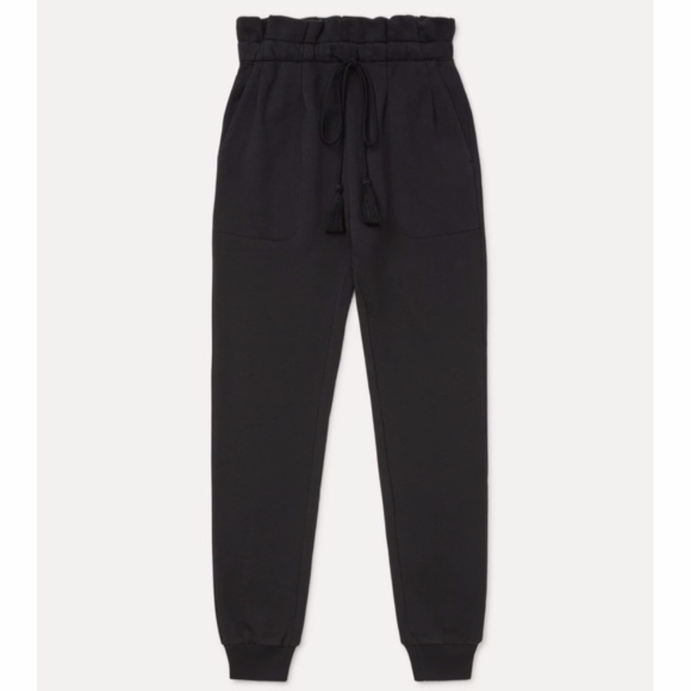 Something Navy Meghan Paperbag Sweatpants - Picture 3 of 5